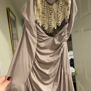 Nicowa brand nude/beige summer dress, NWOT sz  L